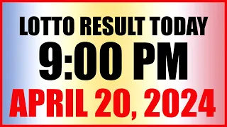 Lotto Result Today 9pm Draw April 20, 2024 Swertres Ez2 Pcso