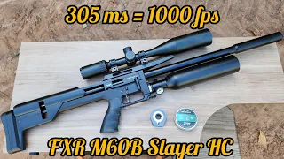 M60B SLAYER HC ARTEMIS 5.5 IMPORTAÇÃO FXR ARMAS COM AUTONOMIA MÉDIA DE 100 DISPAROS