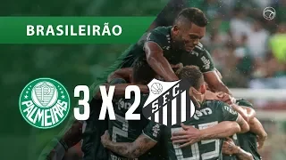 PALMEIRAS 3 X 2 SANTOS - GOLS - 03/11 - BRASILEIRÃO 2018