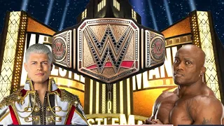 Cody Rhodes vs. Bobby Lashley / WrestleMania