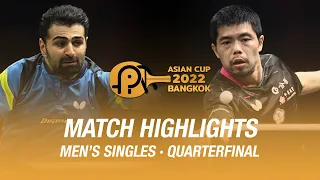 Noshad Alamiyan vs Chuang Chih-Yuan | MS | 2022 ITTF-ATTU Asian Cup (QF)