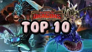 MY TOP 10 FAVOURITE TITAN DRAGONS! School of Dragons