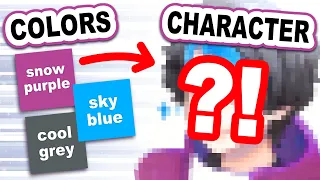 🌈 Turning Random Color Names into Characters! 😲 | Arrtx OROS Markers!!