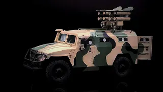 Russian armored vehicle with at missile system"kornet-D"