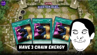 I Have 3 Chain Energies In Yu-Gi-Oh Master Duel! hahaha