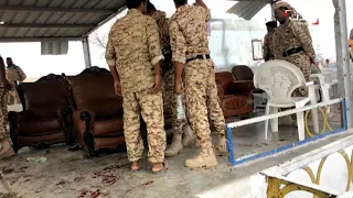 شاهد بالصور الهجوم الحوثي على قاعدة العند