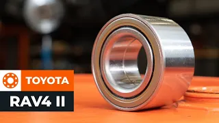 How to change front wheel bearing on TOYOTA RAV4 II [TUTORIAL AUTODOC]