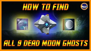 Destiny 2 - How To Get All Lost Dead Ghosts! Rare Lunar Memorium Emblem! Moon Loot!