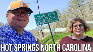 Back Roads to Hot Springs North Carolina Lunch at Vinyl Pies Pizza Exploring Appalachia Stateline