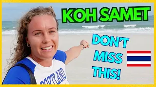 Koh Samet Island - Thailand travel vlog! Beaches, night life, the main street, fire show!