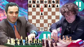 Good natured chess game | Magnus Carlsen vs Garry Kasparov 5