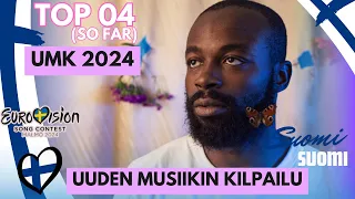 🇫🇮 UMK 2024 Top 4 (So Far) Finland (Uuden Musiikin Kilpailu 2024) | Finland Eurovision 2024