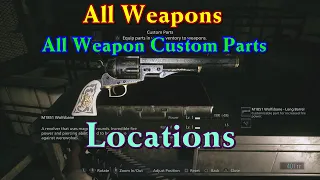 Where To Find All Weapons And  All Gun Customizable Parts Locations Resident evil 8 Village