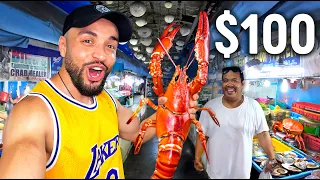 $100 Seafood Market Challenge in Philippines! 🇵🇭