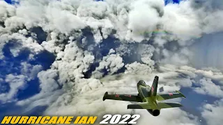 Flying Into Hurricane Ian 2022 | FS2020 Ultra Graphics | RTX 3090