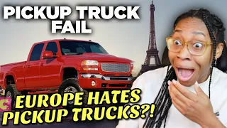 AMERICAN REACTS TO WHY EUROPEANS DON'T LIKE PICKUP TRUCKS! 😳 (SO MANY TAXES?!)