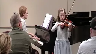 Olivia Nagel violin recital La Gitana age 9 - 3-17-18