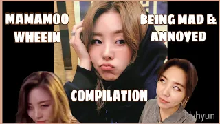 MAMAMOO WHEEIN BEING MAD AND ANNOYED COMPILATION