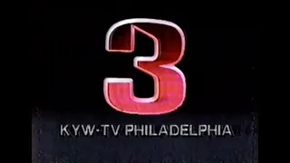 Re-creation, complete Sept., 1985 "sign-off", Ch. 3-TV, Phila., Penna.