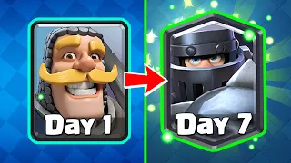 I Played a New Clash Royale Account for 7 Days Straight!