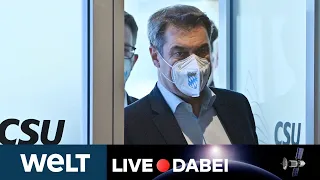 WELT LIVE DABEI: Söder-Briefing - Bayerns Ministerpräsident zur Corona-Lage