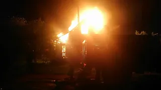Пожар дома Витебский район 11 06 2020