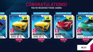 Asphalt 9 Burst Of Speed Packs Opening With 65K Tokens