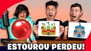 QUEM FIZER O PIOR DESENHO ENCHE O BALÃO, SE ELE EXPLODIR PERDE! - Desafio