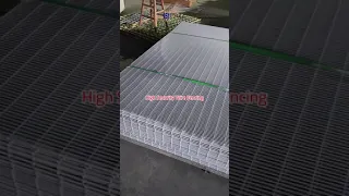 High Security Anti Climb Welded Wire Mesh Fence, PVC Coated Welded 358 Wire Mesh Fencing Panels