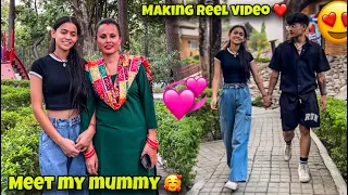 ￼Meet my mummy 🥰 | making reel video with Vinay ❤️￼