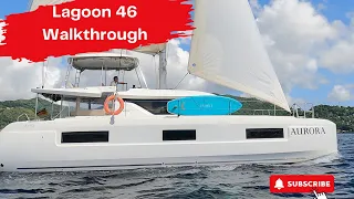 2021 Lagoon 46 Catamaran full Walkthrough with Commentary.