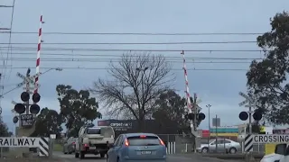 Racecourse Road Level Crossing, Pakenham, Victoria, Australia