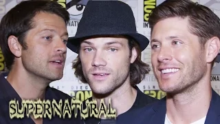 SUPERNATURAL Cast Teases Intense Season 10 - Comic-Con 2014 (Jared Padalecki, Jensen Ackles)