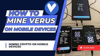 How To Mine On Mobile Devices | Verus Coin | Phone & Tablet Mining | Android Devices |