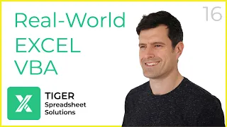 (16/30) Excel VBA For Beginners: 30 Real World Problems And Solutions