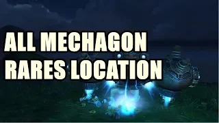 How to find ALL MECHAGON RARES LOCATION