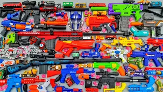 Collecting 7 Sniper Gun NERF GUN Ak47 MACHINE GUN Light Gun Glock Pistol M416 AWM SNIPER Water Gun