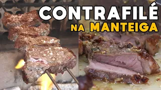 Churrasco de Contrafilé com Manteiga - Tv Churrasco #receita