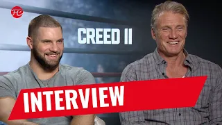 Dolph Lundgren & Florian Munteanu Interview | CREED II - ROCKY'S LEGACY | FredCarpet