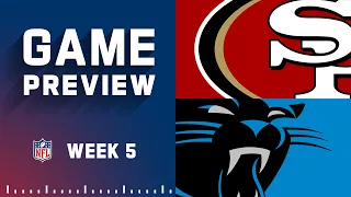 San Francisco 49ers vs. Carolina Panthers Week 5 Game Preview