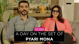 A Day On The Set Of Pyari Mona | Sanam Jung | Adeel Husain | FUCHSIA