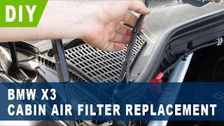 BMW X3 Cabin Air Filter Replacement ( 2011 2012 2013 2014 2015 2016 2017 )