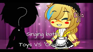 "Originals" VS Toys | Fnaf Singing Battle (English) | Delfina Fnaf