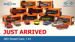 IXO - 1:43 Street Cars from Lancia, Opel, Chevrolet, Ford, Skoda, Lada & Jaguar