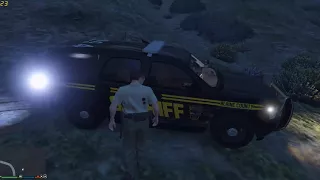 LSPDFR GTA 5 REAL LIFE COP MOD #3 SUSPECT MAKING A RUN FOR THE MOUNTAINS! (BCPD Chevy Tahoe Patrol)