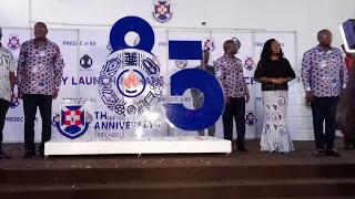 Presec at 85: Dr. Ofori Sarpong & Other Board Members Unvail Official Anniversary Logo