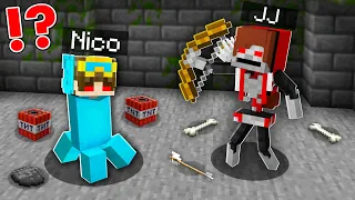 Why JJ and Nico Became CREEPER and SKELETON in Minecraft Challenge - Maizen JJ and Mikey