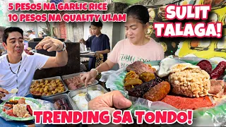 QUALITY na ₱5 NA FRIED RICE at ₱10 NA ULAM! MURANG KAINAN! TONDO STREET FOOD | STREET FOOD MANILA