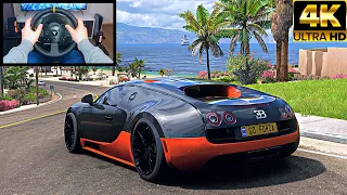 Bugatti Veyron | Forza Horizon 5 | Thrustmaster TX Steering Wheel Gameplay