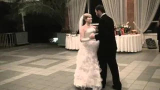 Wedding dance surprise "shape of my heart" and "everybody dance now"